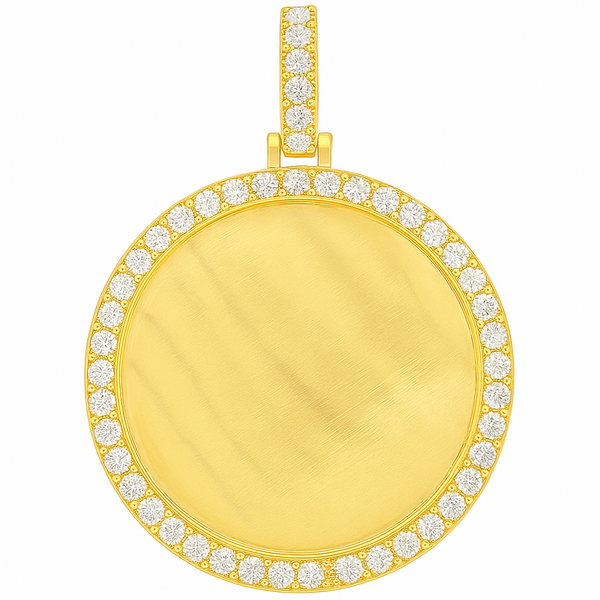 14K YG Picture Pendant 2 CTW Diamonds